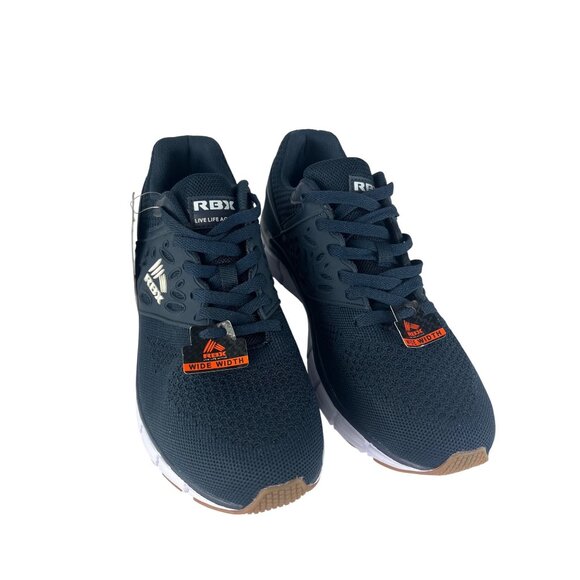 RBX Womens Athletic Sneakers Navy Size 12 Wide Knit Walking Shoes main image 7